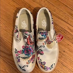 Brand new patterned vans